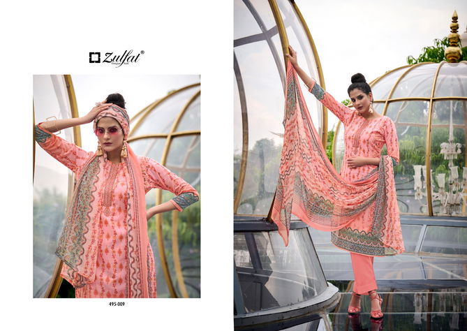 Kanikaari By Zulfat Cotton Dress Material Catalog